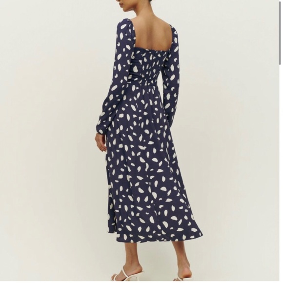 NWOT Reformation Sigmund Dress in Sold Out Splatter Print - Picture 10 of 14